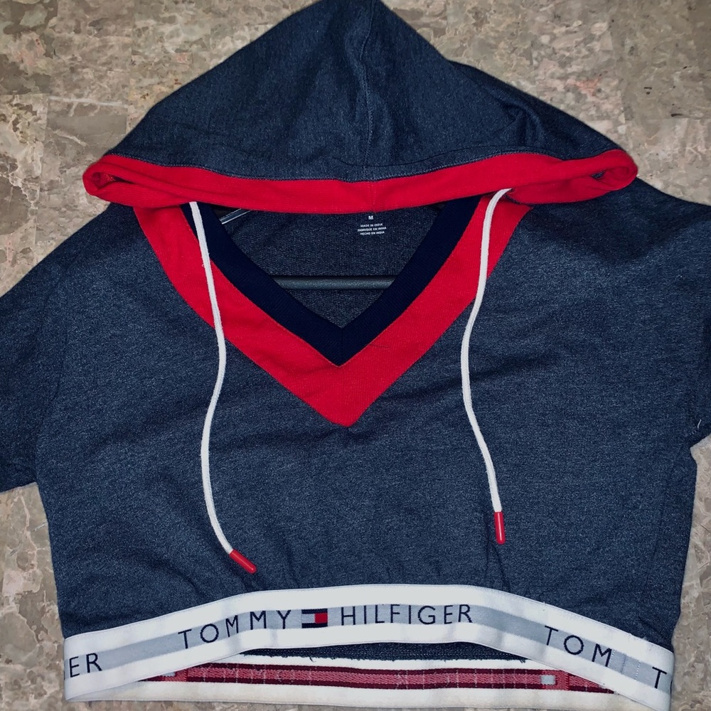 Tommy cropped hoodie